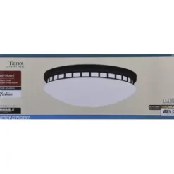 * Indoor Lighting|Cheapest Patriot Lighting® Julius Black Integrated Led Flush Mount Ceiling Light