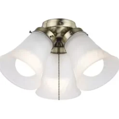 * Ceiling Fans|Coupon Patriot Lighting® Cluster 3-Light Antique Brass Led Ceiling Fan Light