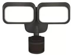 * Outdoor Lighting|Coupon Patriot Lighting® Dualux Bronze Led Dual Head Motion Sensor Outdoor Security Flood Light