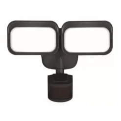 * Outdoor Lighting|Coupon Patriot Lighting® Dualux Bronze Led Dual Head Motion Sensor Outdoor Security Flood Light