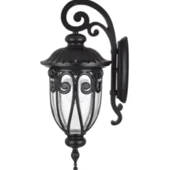 * Outdoor Lighting|Coupon Patriot Lighting Elegant Home Patriot Lighting® Elegant Home Cheleste Textured Mahogany Outdoor Wall Light