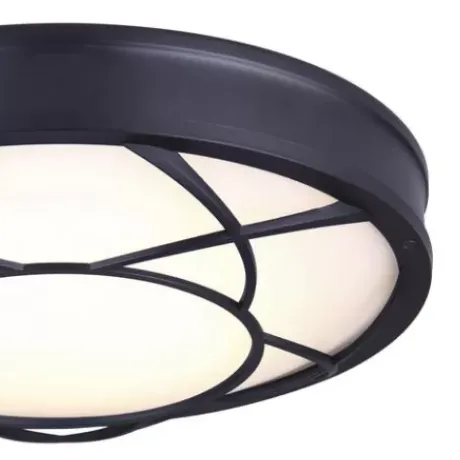 * Indoor Lighting|Coupon Patriot Lighting® Evie Matte Black Integrated Led Flush Mount Ceiling Light