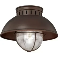 * Outdoor Lighting|Coupon Patriot Lighting® Harwich Burnished Bronze Outdoor Flush Mount Light