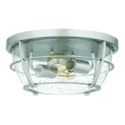 * Indoor Lighting|Coupon Patriot Lighting® Haley Brushed Nickel 2-Light Flush Mount Ceiling Light