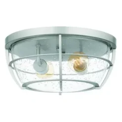* Indoor Lighting|Coupon Patriot Lighting® Haley Brushed Nickel 2-Light Flush Mount Ceiling Light