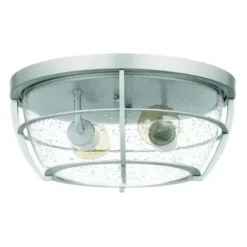 * Indoor Lighting|Coupon Patriot Lighting® Haley Brushed Nickel 2-Light Flush Mount Ceiling Light