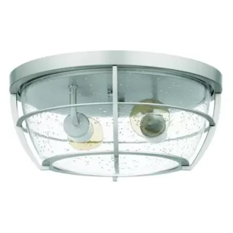 * Indoor Lighting|Coupon Patriot Lighting® Haley Brushed Nickel 2-Light Flush Mount Ceiling Light