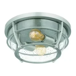 * Indoor Lighting|Coupon Patriot Lighting® Haley Brushed Nickel 2-Light Flush Mount Ceiling Light
