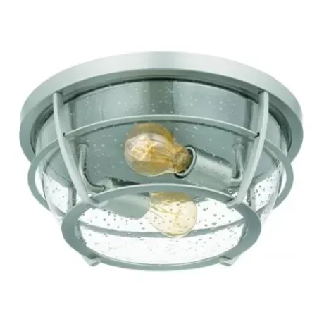 * Indoor Lighting|Coupon Patriot Lighting® Haley Brushed Nickel 2-Light Flush Mount Ceiling Light