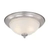 * Indoor Lighting|Coupon Patriot Lighting® Jenson Satin Nickel 2-Light Flush Mount Ceiling Light – 2 Pack