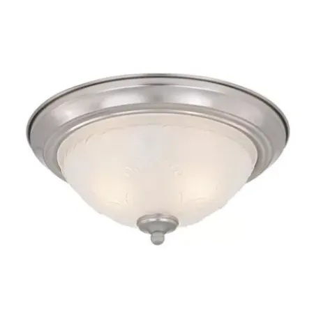 * Indoor Lighting|Coupon Patriot Lighting® Jenson Satin Nickel 2-Light Flush Mount Ceiling Light – 2 Pack