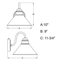 * Outdoor Lighting|Coupon Patriot Lighting® Outland Brushed Pewter Outdoor Wall Light