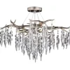 * Indoor Lighting|Coupon Patriot Lighting® Rainier Satin Nickel 4 Light Semi-Flush Mount Ceiling Light