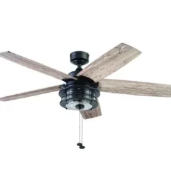 * Ceiling Fans|Coupon Patriot Lighting™ Slade 52″ Matte Black Indoor/Outdoor Led Ceiling Fan