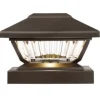 * Outdoor Lighting|Coupon Patriot Lighting® Solar Led Lucy Bronze Post Cap Landscape Light 2-Pack