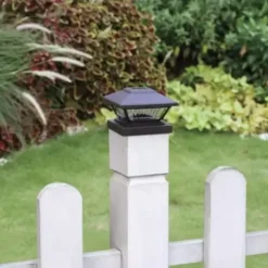 * Outdoor Lighting|Coupon Patriot Lighting® Solar Led Lucy Bronze Post Cap Landscape Light 2-Pack