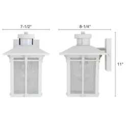 * Outdoor Lighting|Coupon Patriot Lighting® Wren White Outdoor Motion Sensing Wall Light