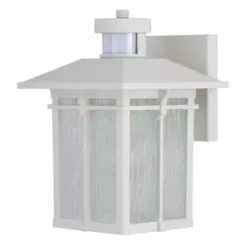 * Outdoor Lighting|Coupon Patriot Lighting® Wren White Outdoor Motion Sensing Wall Light