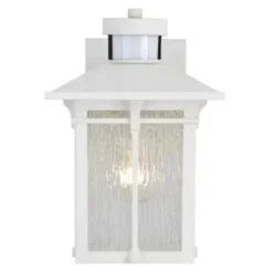 * Outdoor Lighting|Coupon Patriot Lighting® Wren White Outdoor Motion Sensing Wall Light