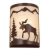 * Indoor Lighting|Coupon Patriot Lighting® Yellowstone 1-Light Burnished Bronze Indoor Wall Light