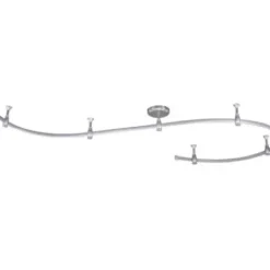 * Indoor Lighting|Deals Patriot Lighting® 9′ Nickel Flexible Track Kit