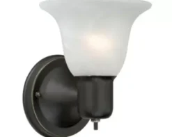 * Indoor Lighting|Deals Patriot Lighting® Burley 1-Light Oil Rubbed Bronze Indoor Wall Light