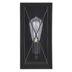 * Indoor Lighting|Deals Patriot Lighting® Carah Matte Black 1-Light Vanity Light