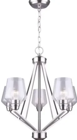 * Indoor Lighting|Deals Patriot Lighting® Caylon 5-Light Brushed Nickel Chandelier