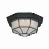 * Outdoor Lighting|Deals Patriot Lighting® Caine Textured Black Led Outdoor Flush Mount Ceiling Light
