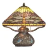 * Indoor Lighting|Deals Patriot Lighting® Dragonfly Antique Bronze Tiffany Style Table Lamp