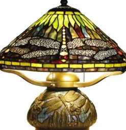 * Indoor Lighting|Deals Patriot Lighting® Dragonfly Antique Bronze Tiffany Style Table Lamp