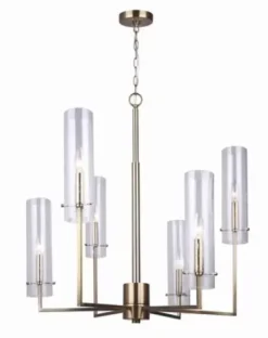 * Indoor Lighting|Deals Patriot Lighting® Gianessa Gold 6-Light Chandelier