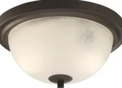* Indoor Lighting|Deals Patriot Lighting® Grenadier Oil-Rubbed Bronze 2-Light Flush Mount Ceiling Light