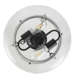 * Indoor Lighting|Deals Patriot Lighting® Harlee Matte Black 2-Light Semi-Flush Mount Ceiling Light