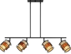 * Indoor Lighting|Deals Patriot Lighting® Lorenzo Bronze 4 Light Island Light