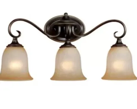 * Indoor Lighting|Deals Patriot Lighting® Mavis Oil-Brushed Bronze With Gold Accent 3-Light Vanity Light