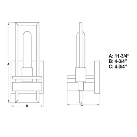 * Indoor Lighting|Deals Patriot Lighting® Marquis Satin Nickel 1 Light Wall Light