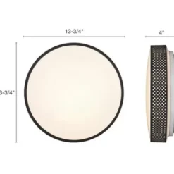 * Indoor Lighting|Deals Patriot Lighting® Pixel Black Integrated Led Flush Mount Ceiling Light