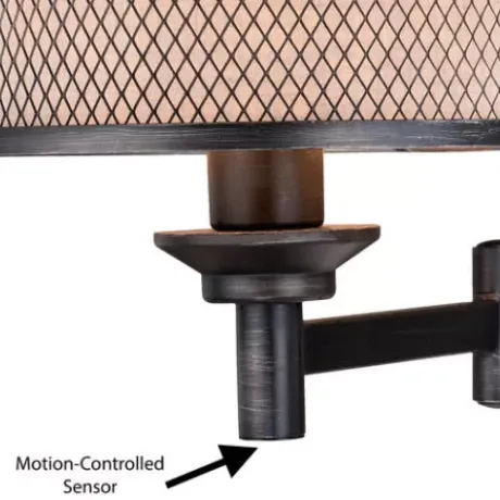 * Indoor Lighting|Deals Patriot Lighting® Polk Warm Pewter 1 Light Wall Light