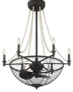 * Ceiling Fans|Deals Patriot Lighting™ Roux 30″ Bronze Fandelier