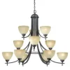 * Indoor Lighting|Deals Patriot Lighting® Somerville 12-Light Oil-Rubbed Bronze Chandelier