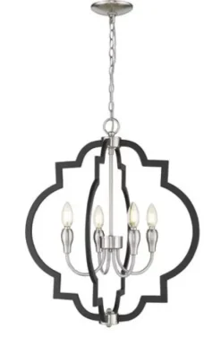 * Indoor Lighting|Deals Patriot Lighting® Tamara Black 4-Light Pendant