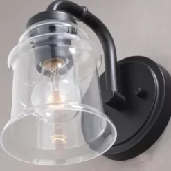 * Indoor Lighting|Deals Patriot Lighting® Toledo Matte Black 1 Light Vanity Light
