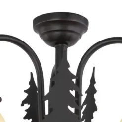 * Indoor Lighting|Deals Patriot Lighting® Yosemite Burnished Bronze 2 Light Semi-Flush Mount Ceiling Light