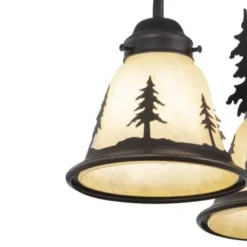 * Indoor Lighting|Deals Patriot Lighting® Yosemite Burnished Bronze 2 Light Semi-Flush Mount Ceiling Light