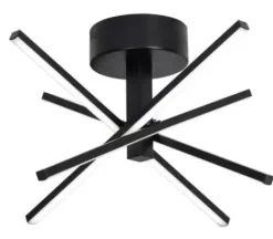* Indoor Lighting|Discount Patriot Lighting® Norm Black Integrated Led Semi-Flush Mount Ceiling Light