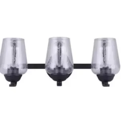 * Indoor Lighting|Discount Patriot Lighting® Kari Matte Black 3-Light Vanity Light