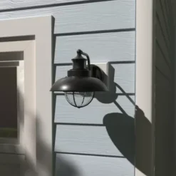 * Outdoor Lighting|Discount Patriot Lighting® Dualux® Harwich Textured Black Outdoor Wall Light