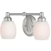 * Indoor Lighting|Discount Patriot Lighting® Olympia Satin Nickel 2-Light Vanity Light