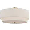* Indoor Lighting|Discount Patriot Lighting® Burnaby Matte Brass 4 Light Semi-Flush Mount Ceiling Light